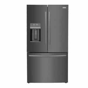 FRIGIDAIRE 28 Cu. Ft. Standard Depth French Door Refrigerator in Black Stainless Steel, ENERGY STAR